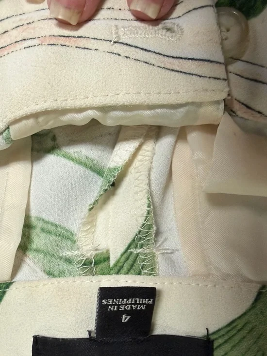 Ann Taylor Floral Wide-Leg Crop Pants - flowy pants - Picture 11 of 16